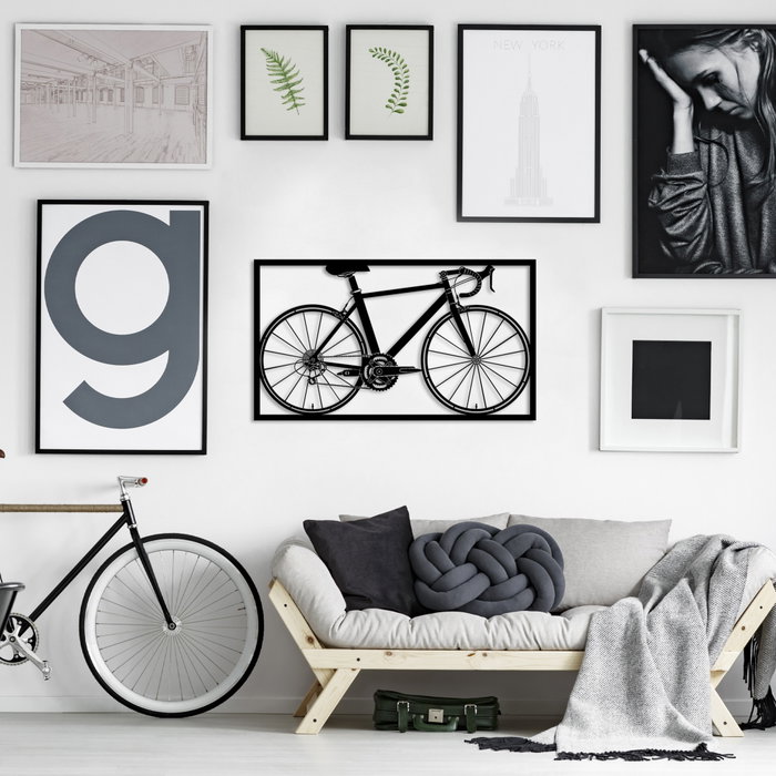 Wallity Seleste-1 Accesorio de Pared Metálico Negro Wallity Seleste-1 Accesorio de Pared Metálico Negro